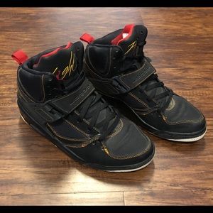 Air Jordan Flight 45 High Black/Citrus/Varsity Red